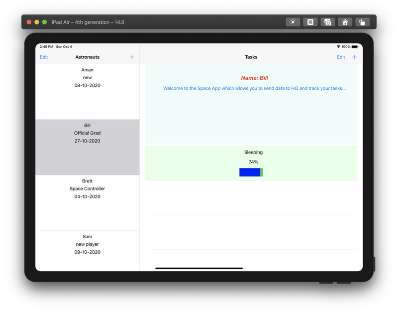 Progress Bar for Task updated