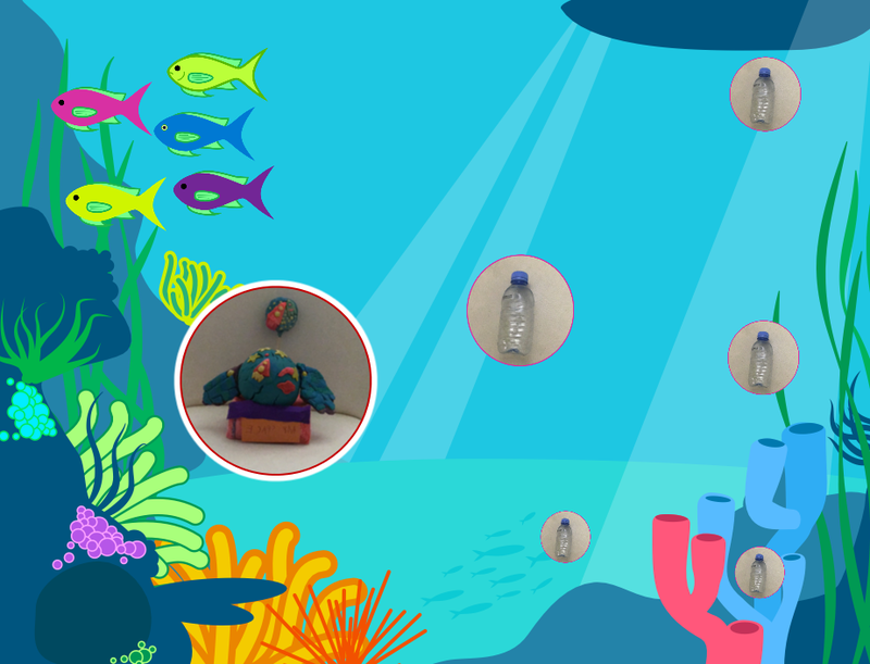 Let's free our oceans from plastics. Let's love BLUE.