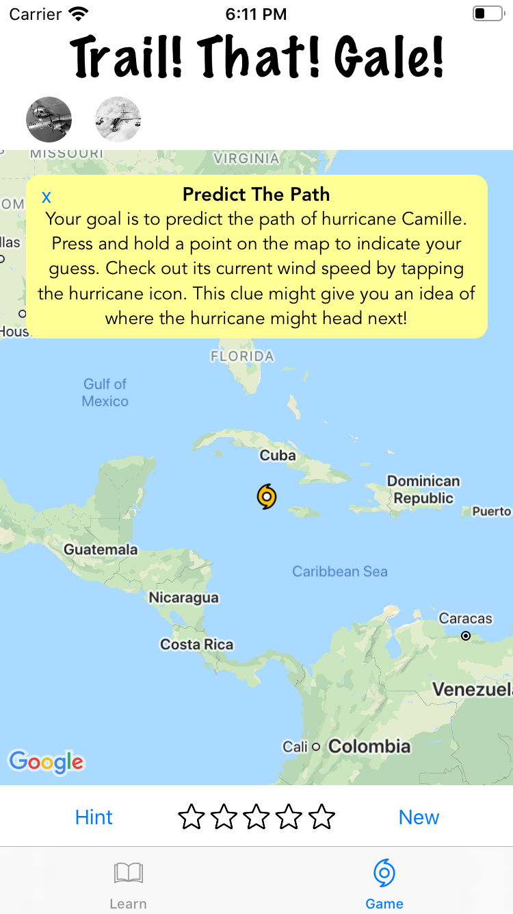 A view into our game! 