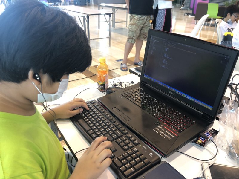 Working hard on EMBoT Web page