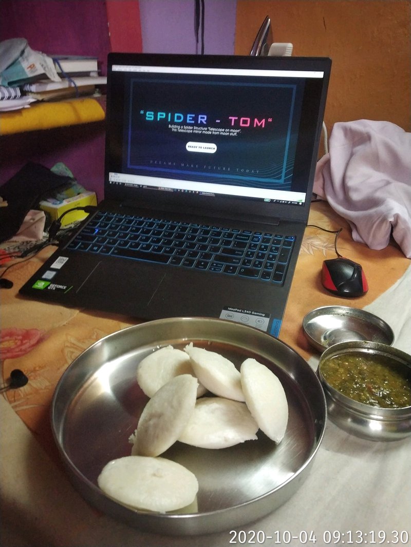 My breakfast with "Spider TOM"👨‍🚀🤓