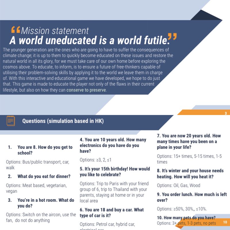 Our mission statement, research and questions are all planned out for our game. Time to get coding...