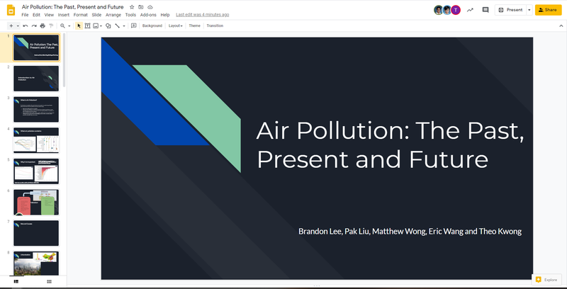 We are putting data together on the Slideshow now!