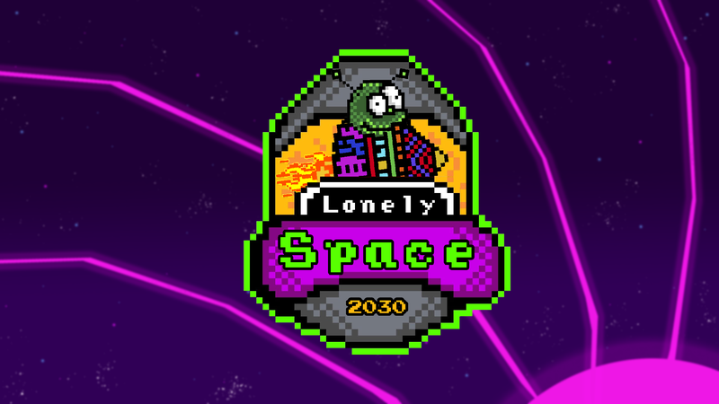  Lonely Space is a Space Exploration Video Game, in which GAD, the alien, tired of the loneliness of his planet, decides to undertake a journey to the depths of outer space, in search of new forms of life. In this Adventure he meets Martín the Astronaut, commander of the Star Federation, who is building a space base on Mars to combat the invasion of the evil Zorkians.