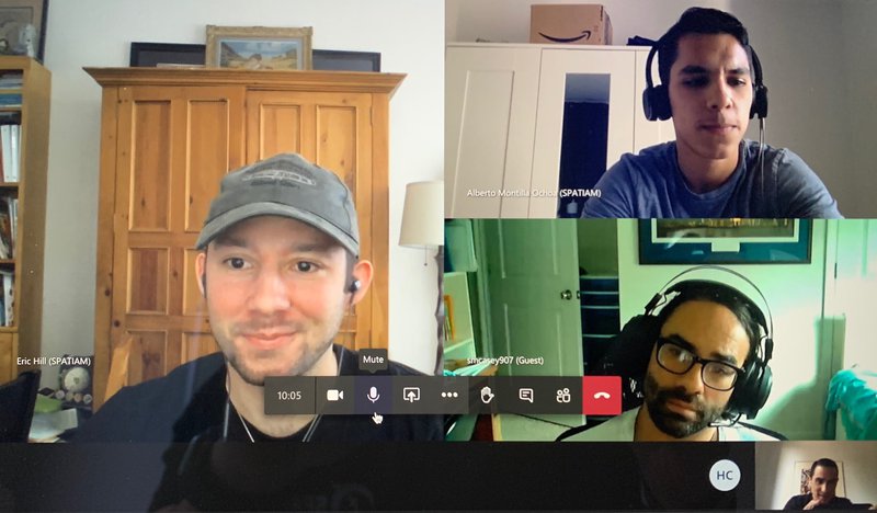 We had our kickoff meeting right on point. Heather, Eric, Shawn, and Albertox2. Introduced each other, talked about the challenge and our proposed solution, set the initial requirement/goals and set roles and responsibilities. So excited!!!