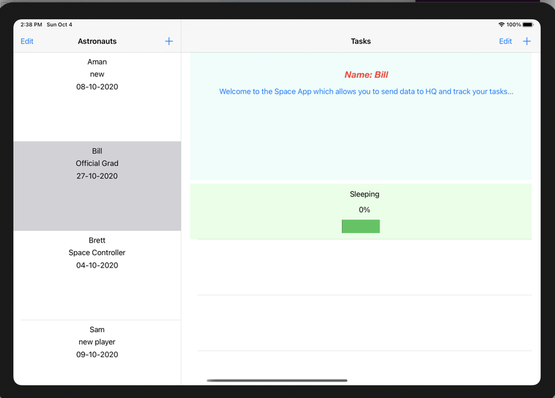Progress Bar for Task