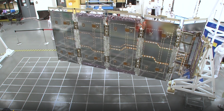 Solar power Always facing the sun, panels convert sunlight into electricity to power the observatory