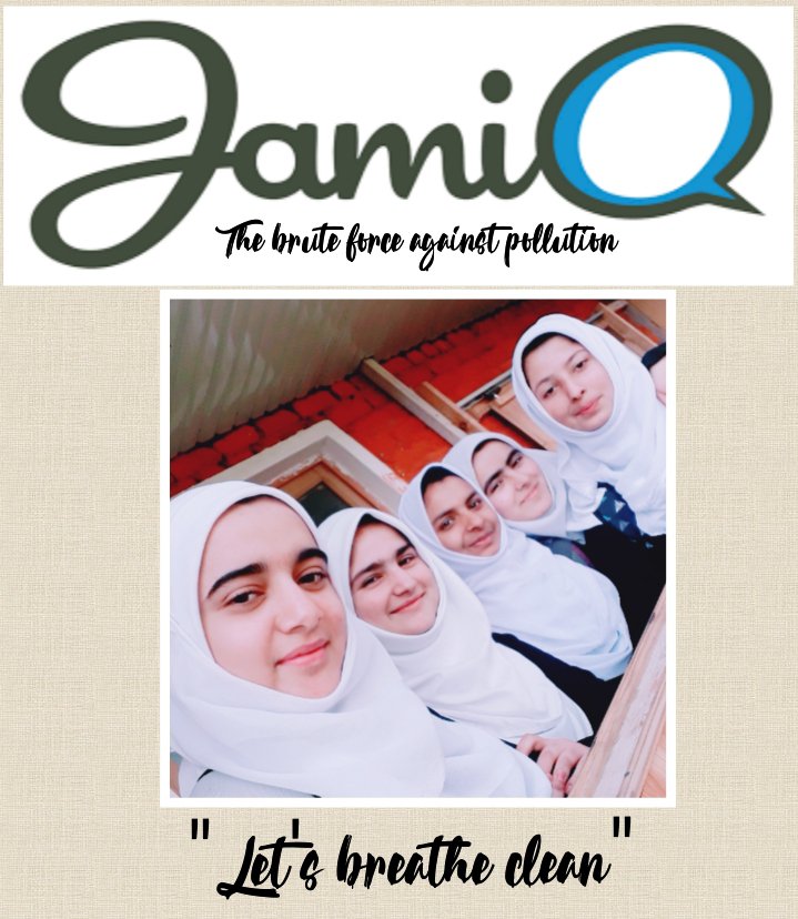 We are here to help people breathe clean . Let's solve it with NASA