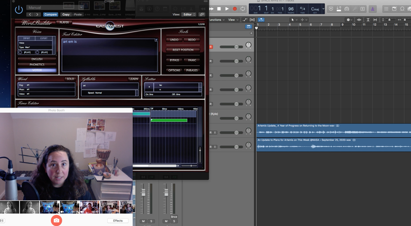 Recording my first Space Apps Challenge 2020 Vlog