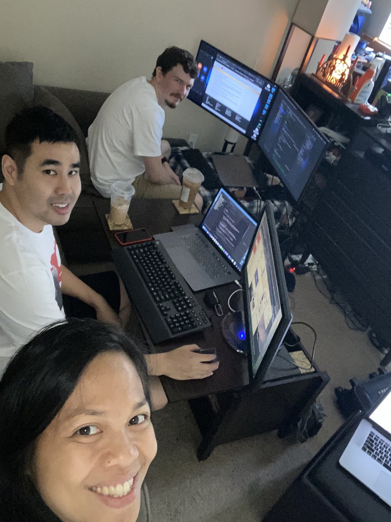 Hacking day has officially begun, but set-up (which is essential) takes a while. Can't wait to see it all come together. 