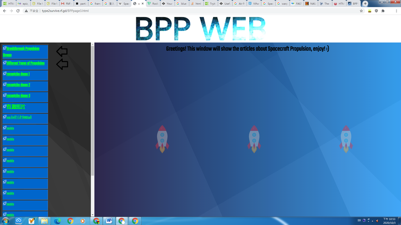 First two parts of the website have been finished