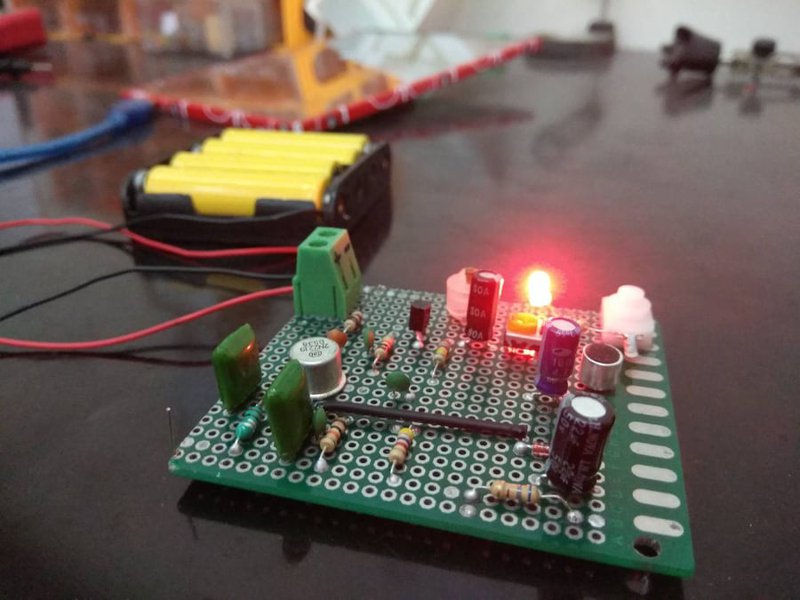 Our transmitter Prototype circuit