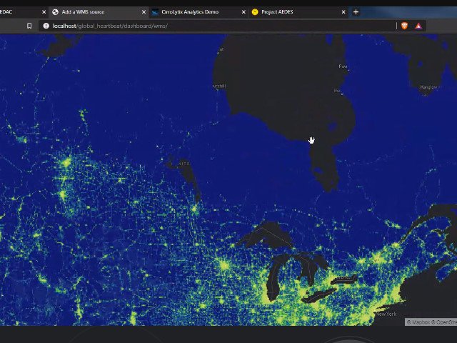 Playing around with map layers: Canada