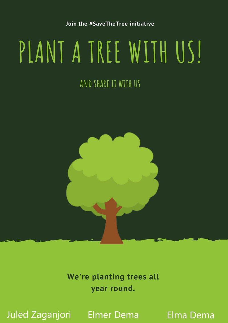 Join our initiative. Let's help the environment together! Plant trees and share them with others on iPlant.