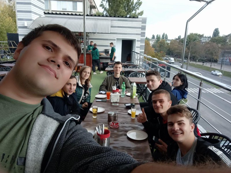 A dinner with another team